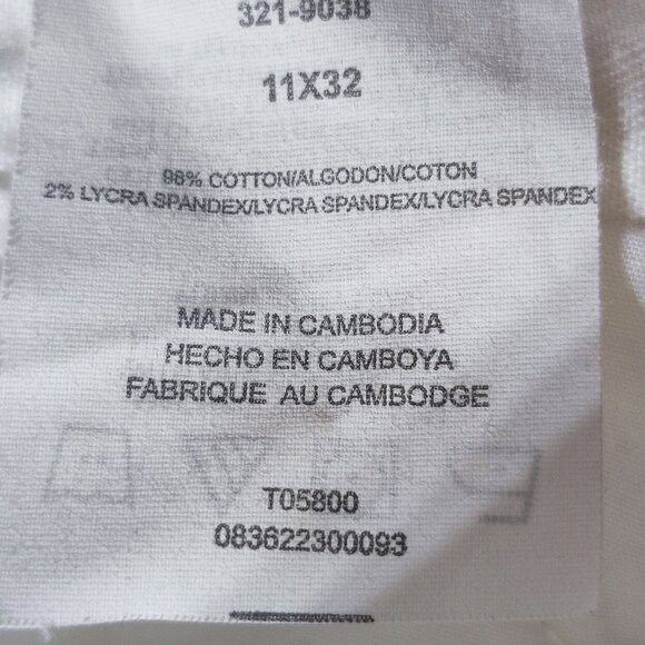 Lee jeans women's junior size 11X32 white colour flare western cowgirl - Picture 7 of 13